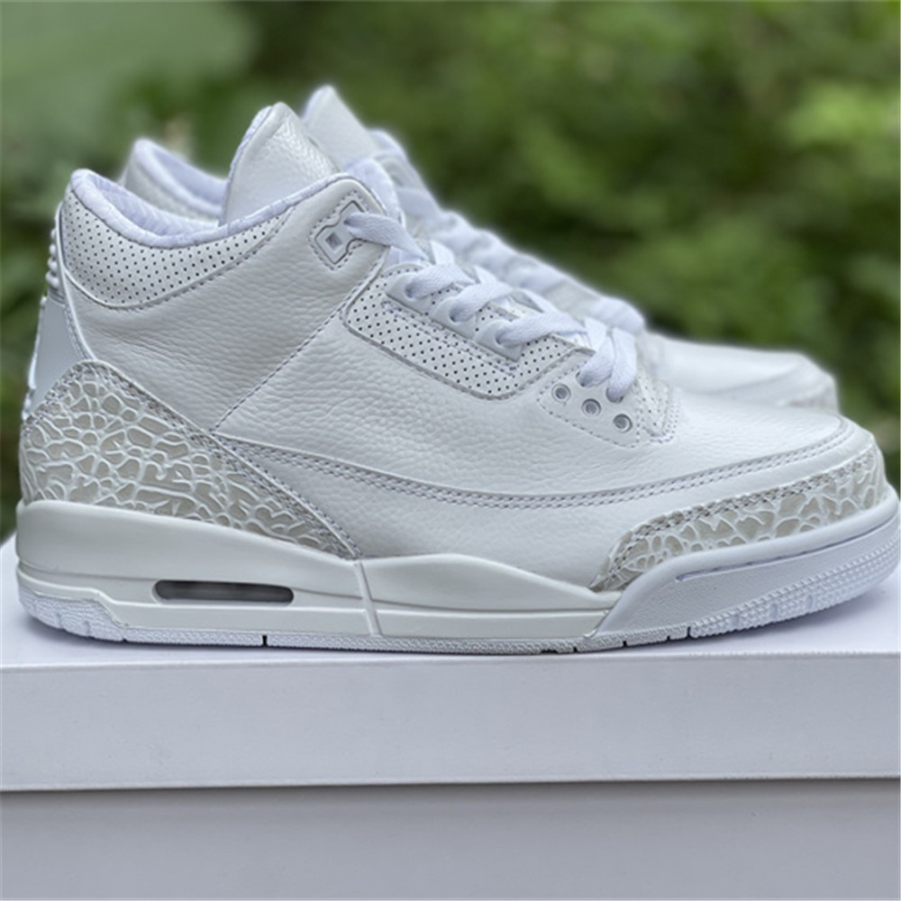 Jordan AJ3 “Triple White” Sneaker 136064-111 - PerfectKickZ