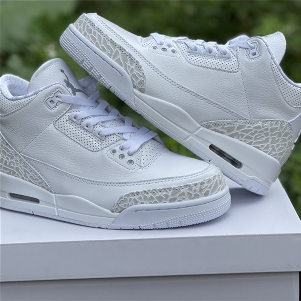 Jordan AJ3 “Triple White” Sneaker 136064-111 - PerfectKickZ