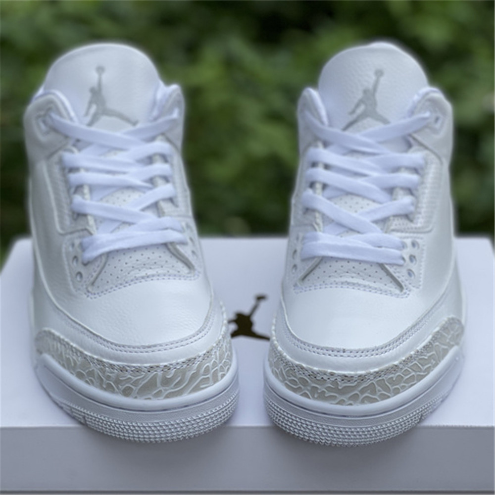 Jordan AJ3 “Triple White” Sneaker 136064-111 - PerfectKickZ