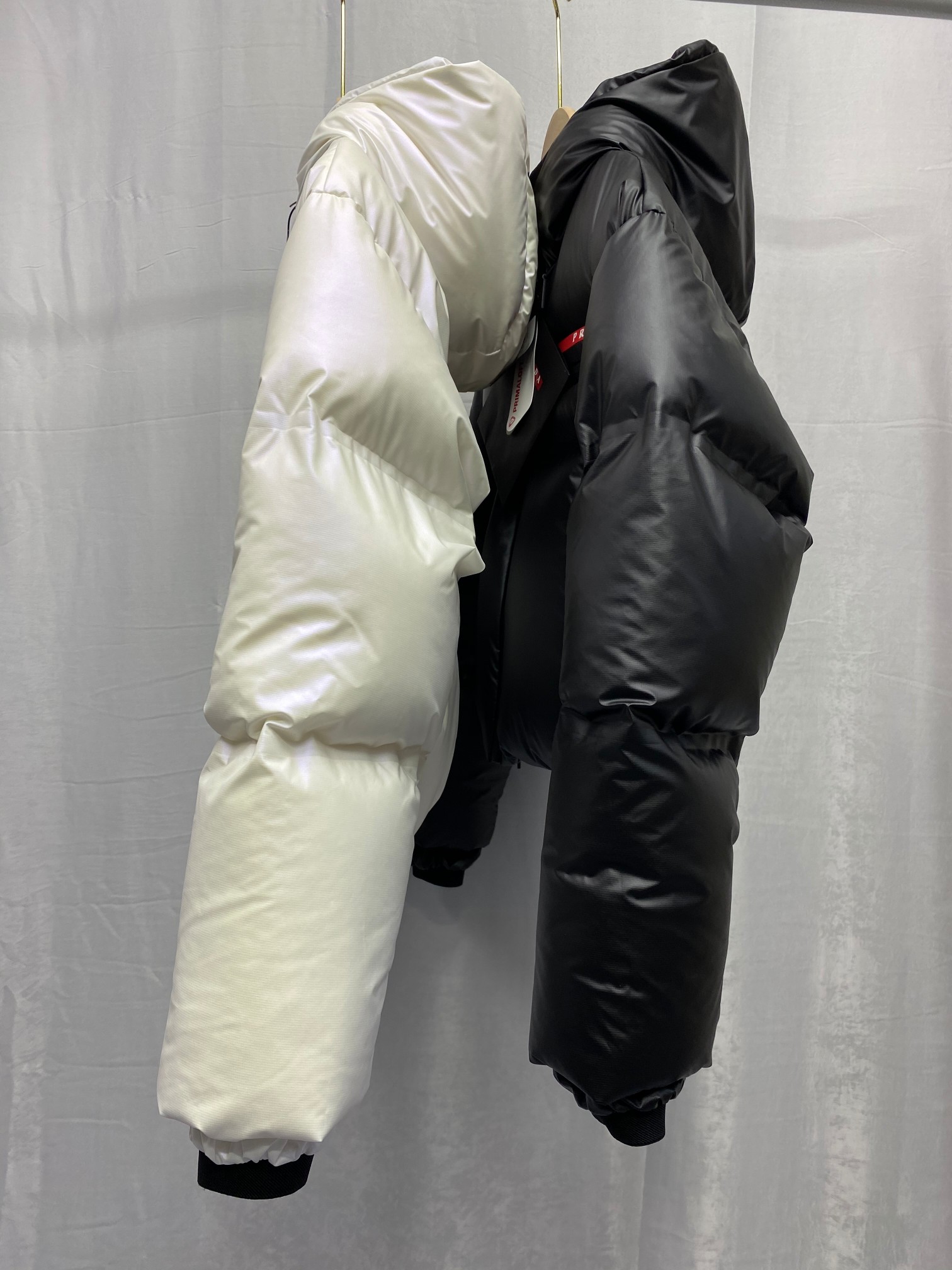 Prada Light Nylon Hooded Puffer Jacket - PerfectKickZ