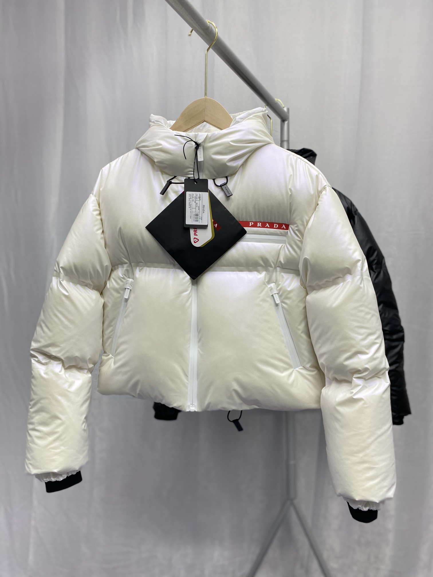 Prada Light Nylon Hooded Puffer Jacket - PerfectKickZ