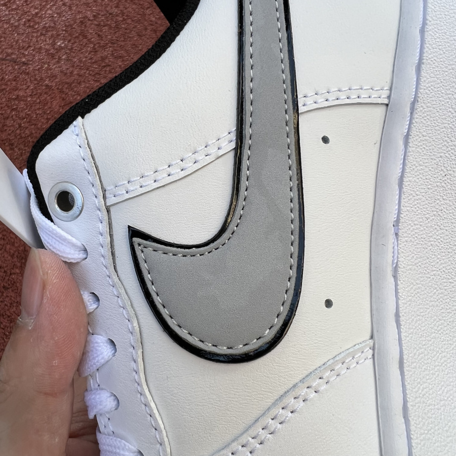 Nike Low Sneaker Air Force 1 '07 LV8 White Grey - PerfectKickZ