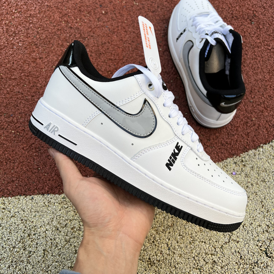 Nike Low Sneaker Air Force 1 '07 LV8 White Grey - PerfectKickZ