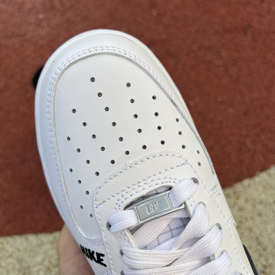 Nike Low Sneaker Air Force 1 '07 LV8 White Grey - PerfectKickZ