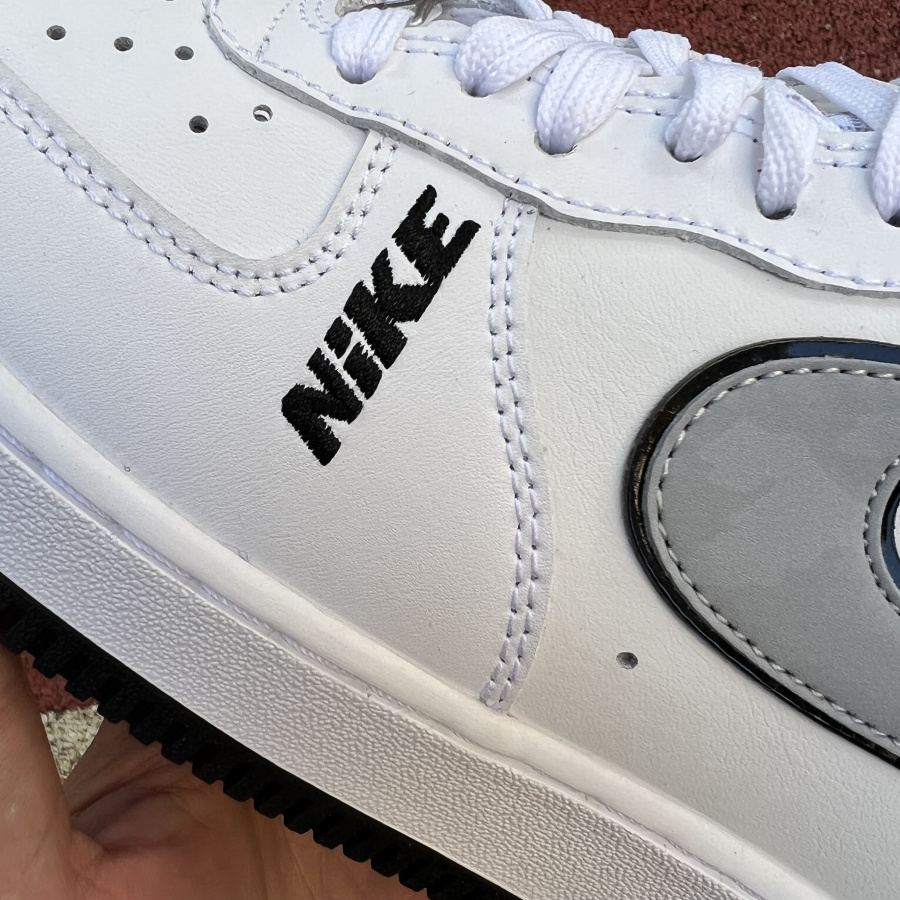 Nike Low Sneaker Air Force 1 '07 LV8 White Grey - PerfectKickZ