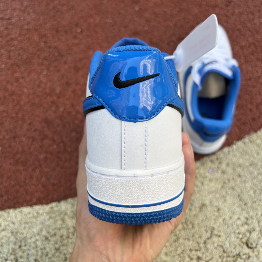 Nike Low Sneaker Air Force 1 '07 LV8 White Blue  - PerfectKickZ