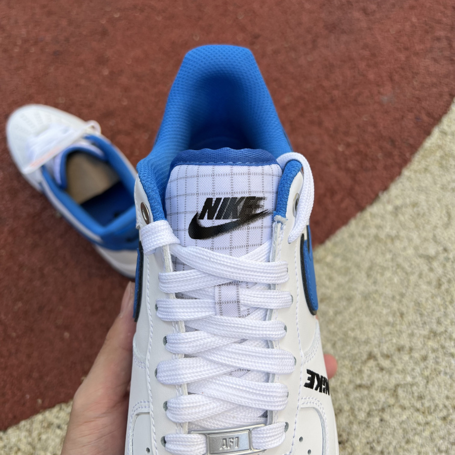 Nike Low Sneaker Air Force 1 '07 LV8 White Blue  - PerfectKickZ