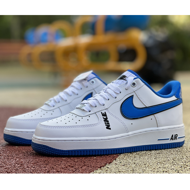 Nike Low Sneaker Air Force 1 '07 LV8 White Blue  - PerfectKickZ