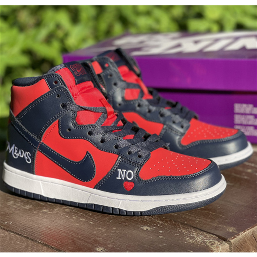Supreme X Nike SB Dunk High "By Any Means" Sup Union Sneaker - PerfectKickZ