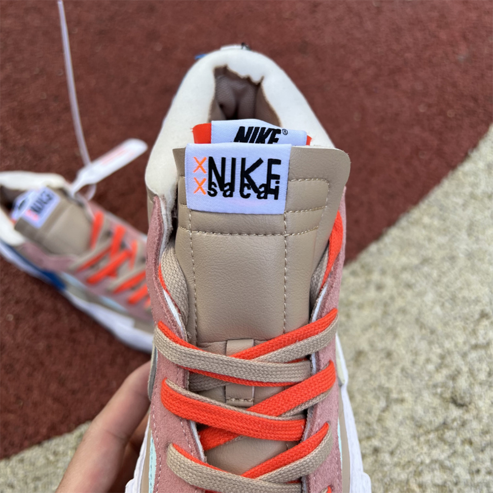 Kaws X Sacai X Nike Blazer Khaki Sneakers - PerfectKickZ