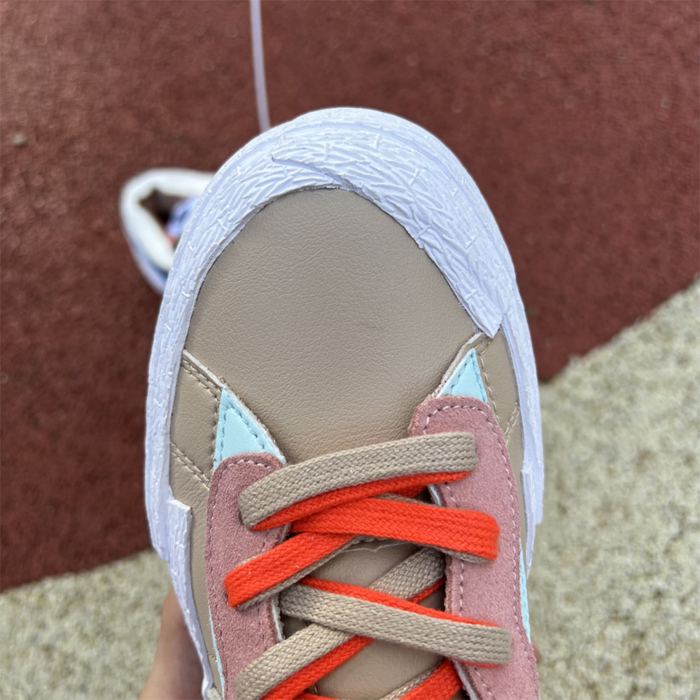 Kaws X Sacai X Nike Blazer Khaki Sneakers - PerfectKickZ
