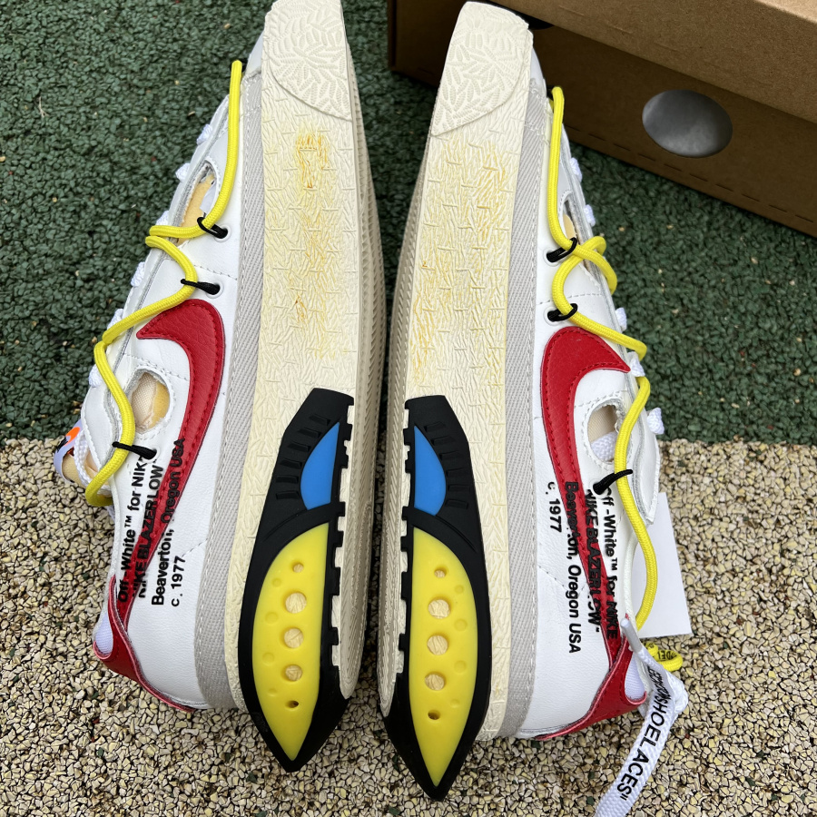 Off-White X Nike Blazer Low DH7863-100 - PerfectKickZ