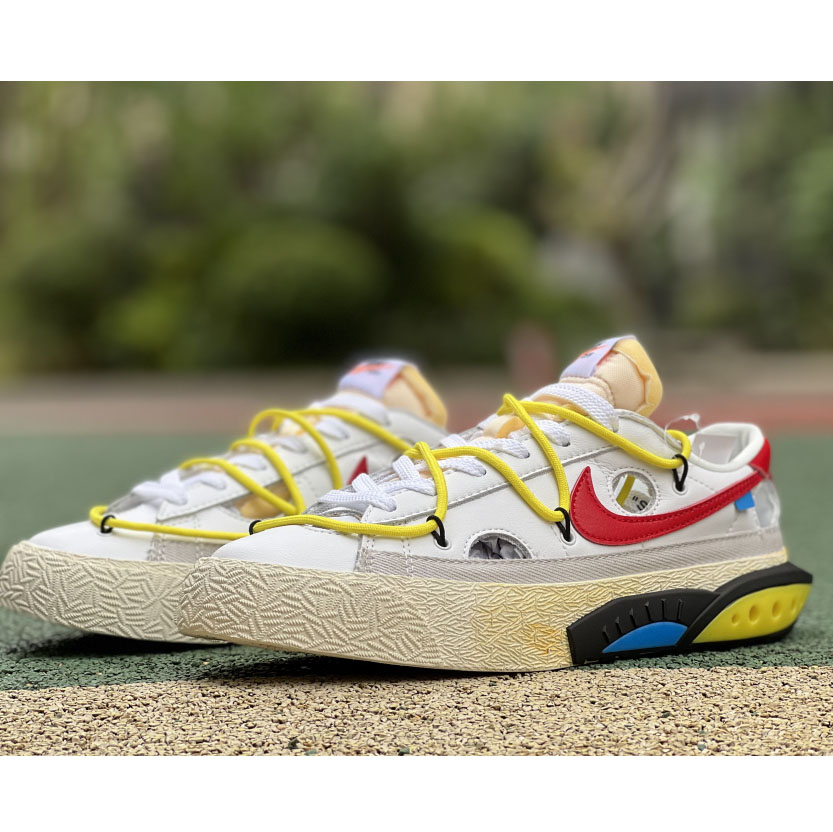 Off-White X Nike Blazer Low DH7863-100 - PerfectKickZ
