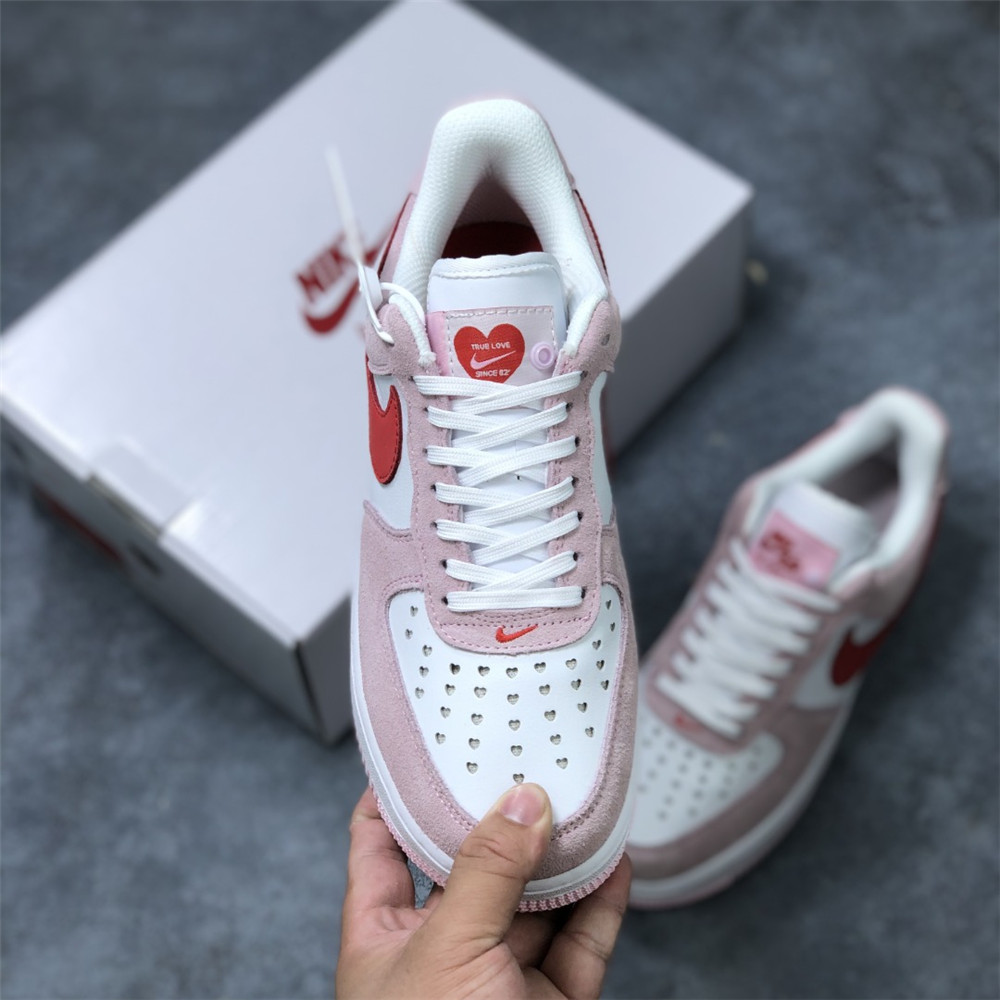 Nike Air Force Pink Valentine Sneaker - PerfectKickZ