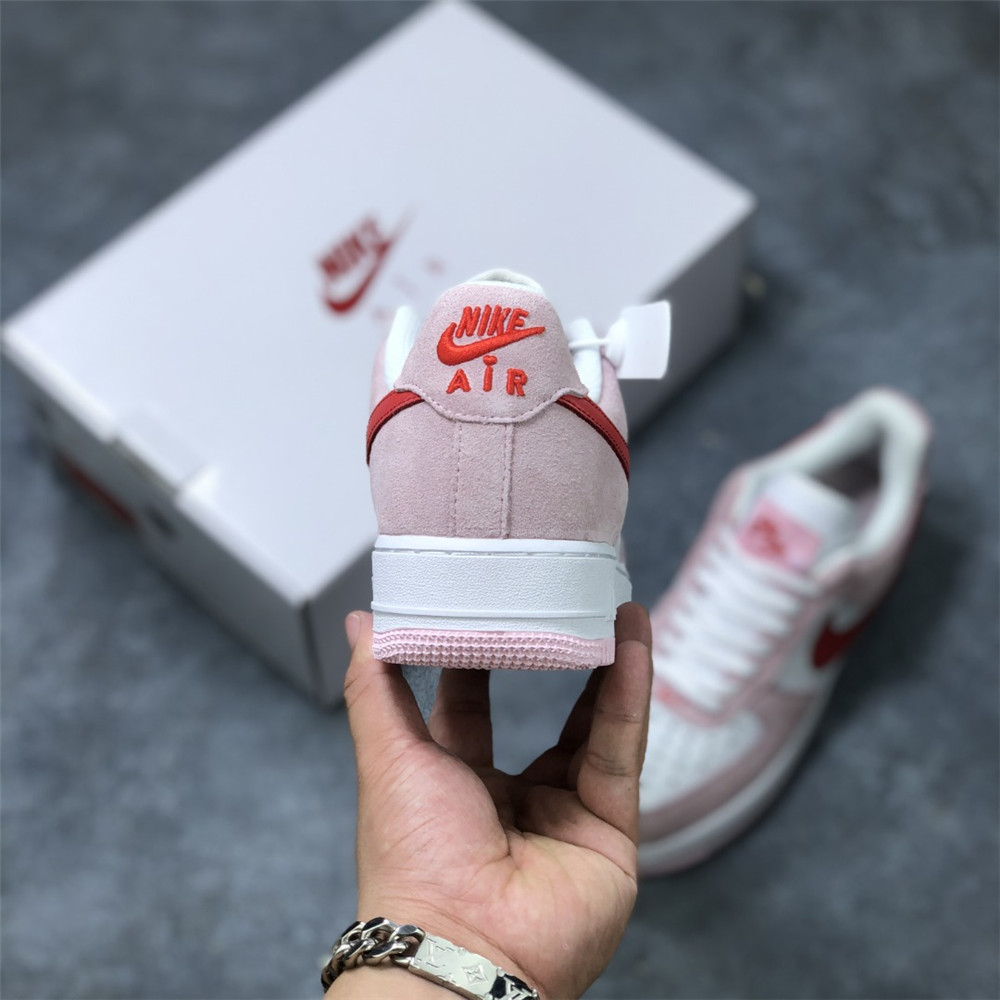 Nike Air Force Pink Valentine Sneaker - PerfectKickZ