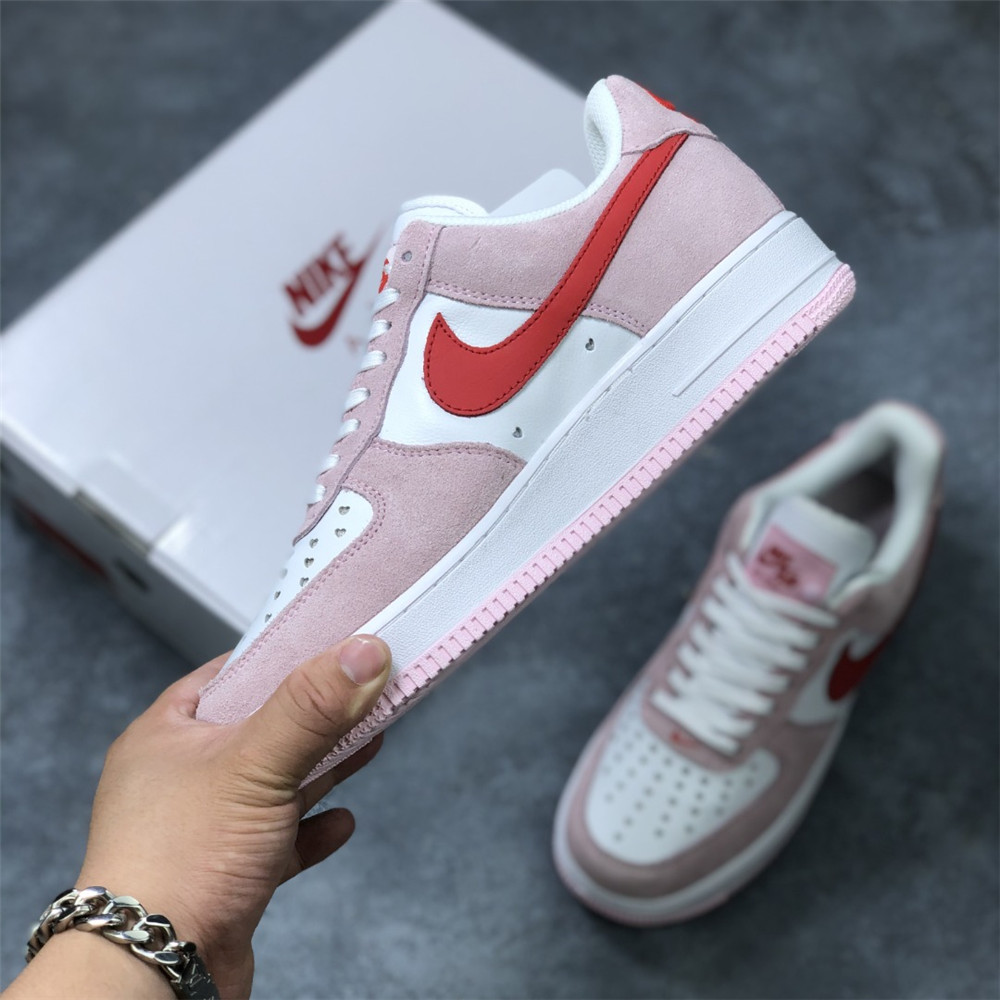 Nike Air Force Pink Valentine Sneaker - PerfectKickZ
