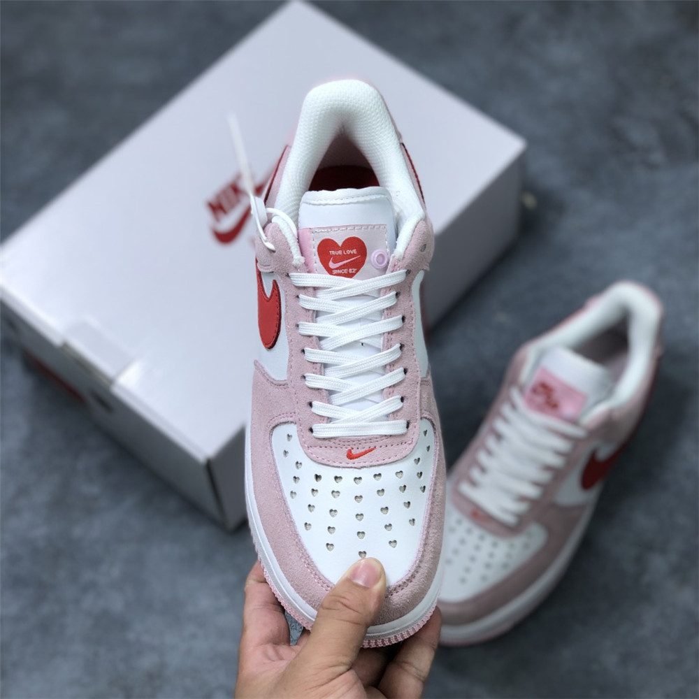 Nike Air Force Pink Valentine Sneaker - PerfectKickZ