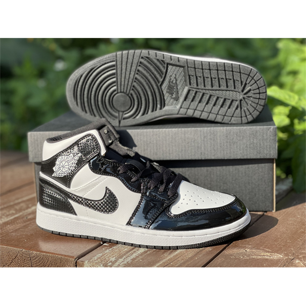 Jordan AJ 1 Mid Oreo Sneakers - PerfectKickZ