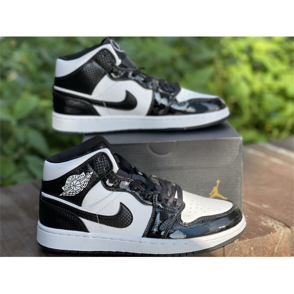 Jordan AJ 1 Mid Oreo Sneakers - PerfectKickZ