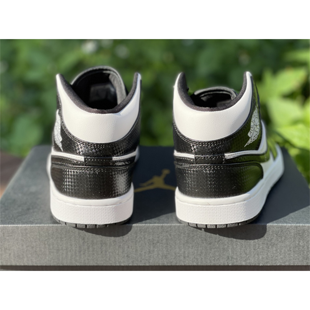 Jordan AJ 1 Mid Oreo Sneakers - PerfectKickZ