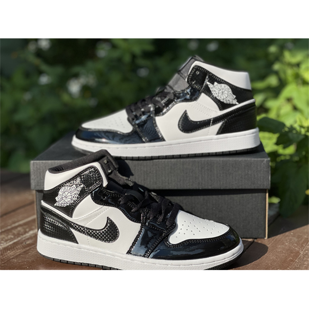 Jordan AJ 1 Mid Oreo Sneakers - PerfectKickZ
