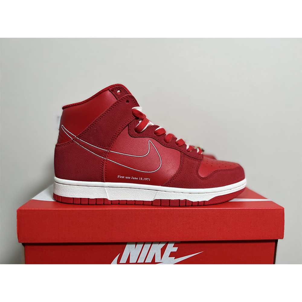 Nike Dunk High First Use Red Sneaker - PerfectKickZ
