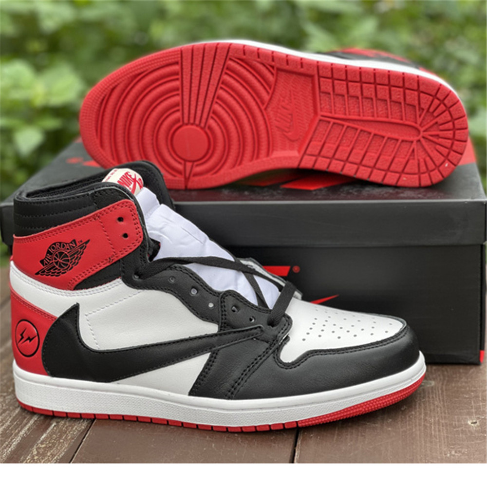 Jordan AJ1 Sneaker In Red&Black DH3227  - PerfectKickZ