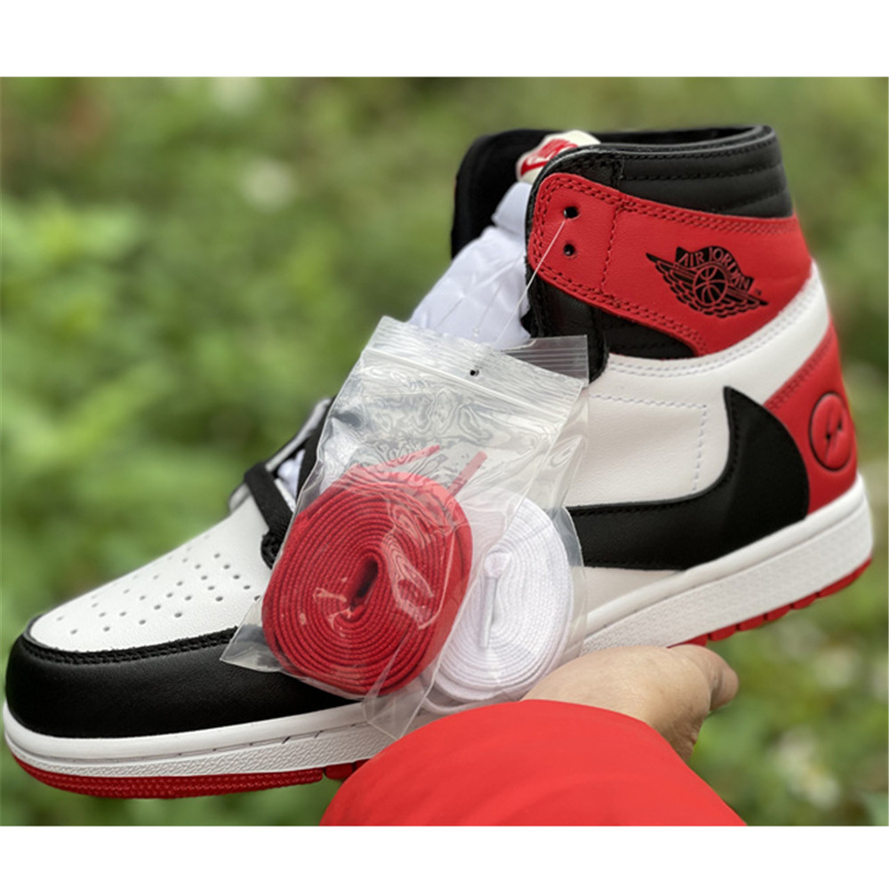 Jordan AJ1 Sneaker In Red&Black DH3227  - PerfectKickZ