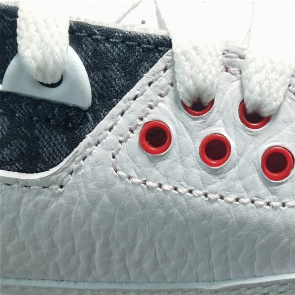 Jordan AJ3 SE-T JP Denim Fire Red Sneaker - PerfectKickZ