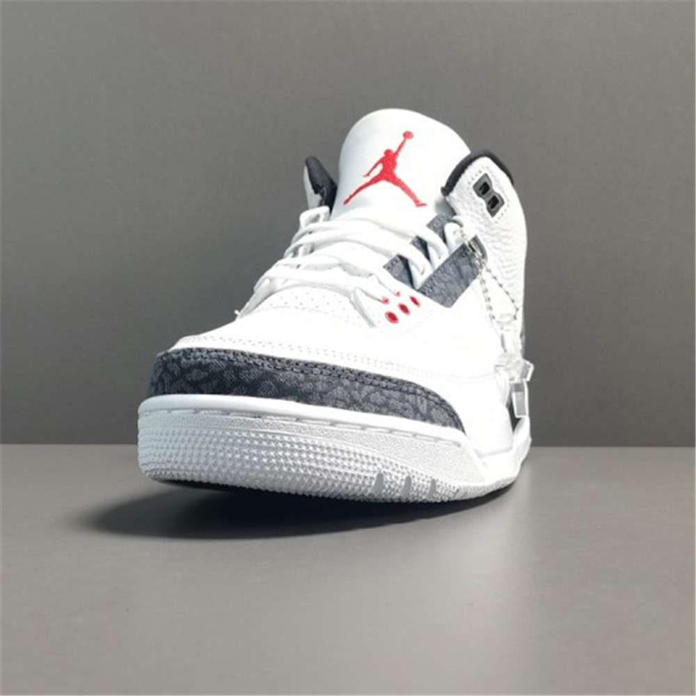 Jordan AJ3 SE-T JP Denim Fire Red Sneaker - PerfectKickZ