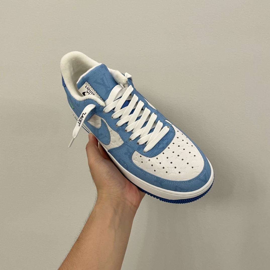Louis Vuitton X Nike Air Force 1 Sneaker In Blue - 