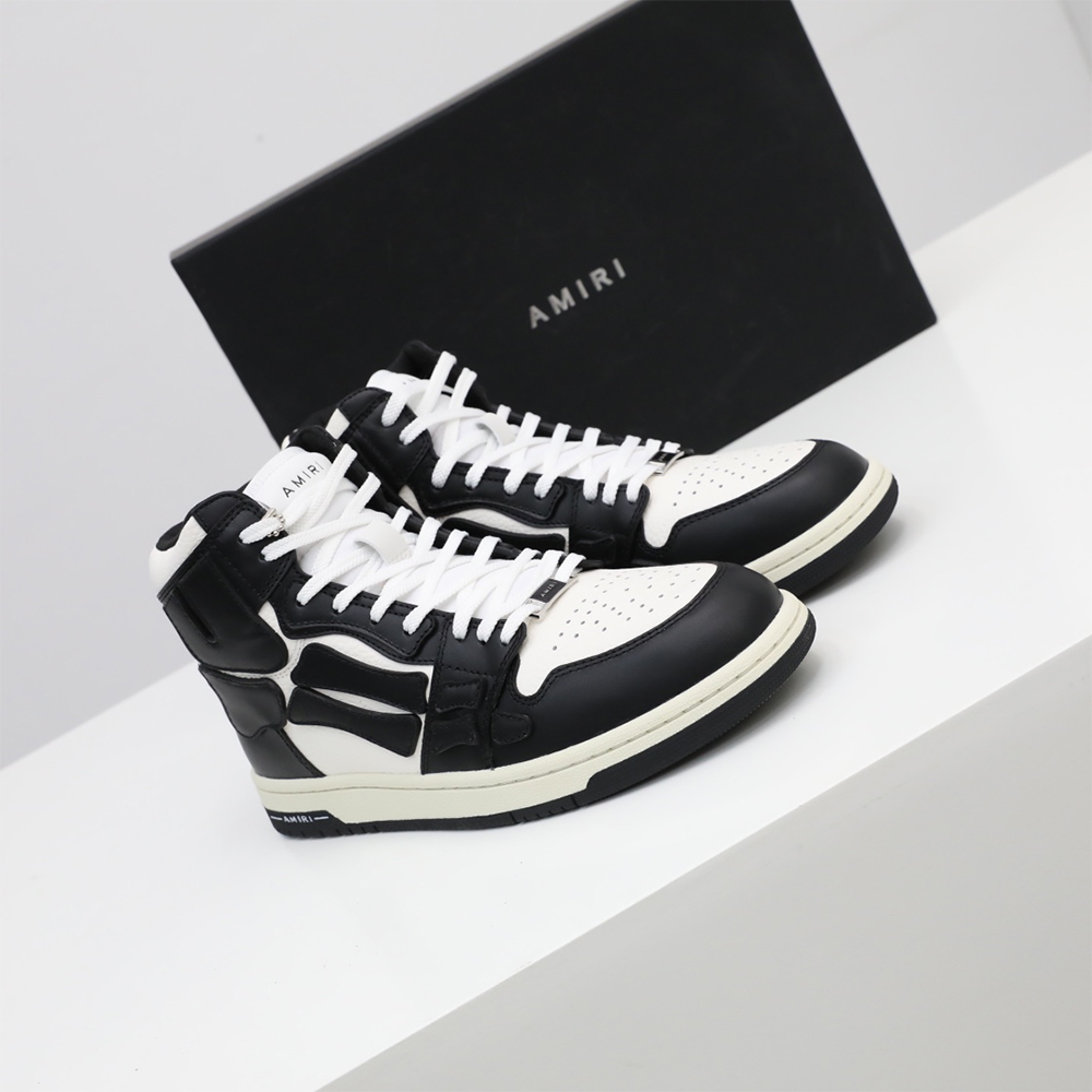 Amiri Skel-Top Hi Sneaker Black - PerfectKickZ