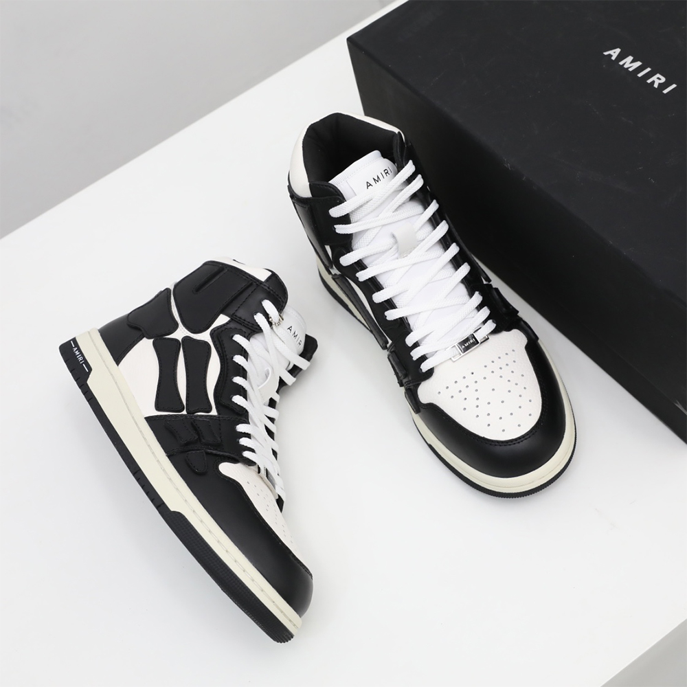 Amiri Skel-Top Hi Sneaker Black - PerfectKickZ