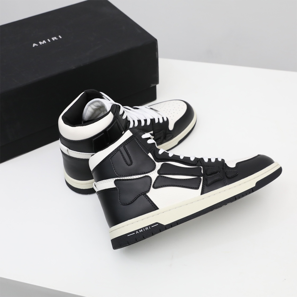 Amiri Skel-Top Hi Sneaker Black - PerfectKickZ