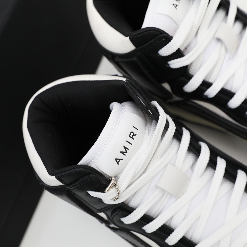 Amiri Skel-Top Hi Sneaker Black - PerfectKickZ