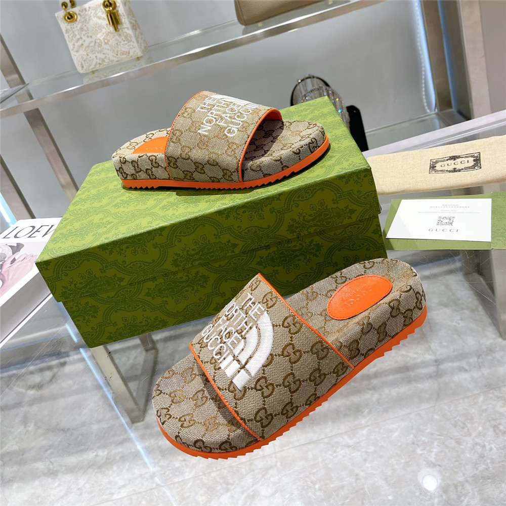 Gucci Men's The North Face x Gucci GG Slide - PerfectKickZ