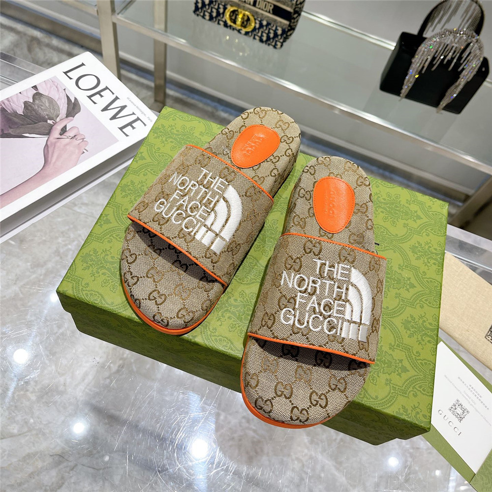 Gucci Men's The North Face x Gucci GG Slide - PerfectKickZ