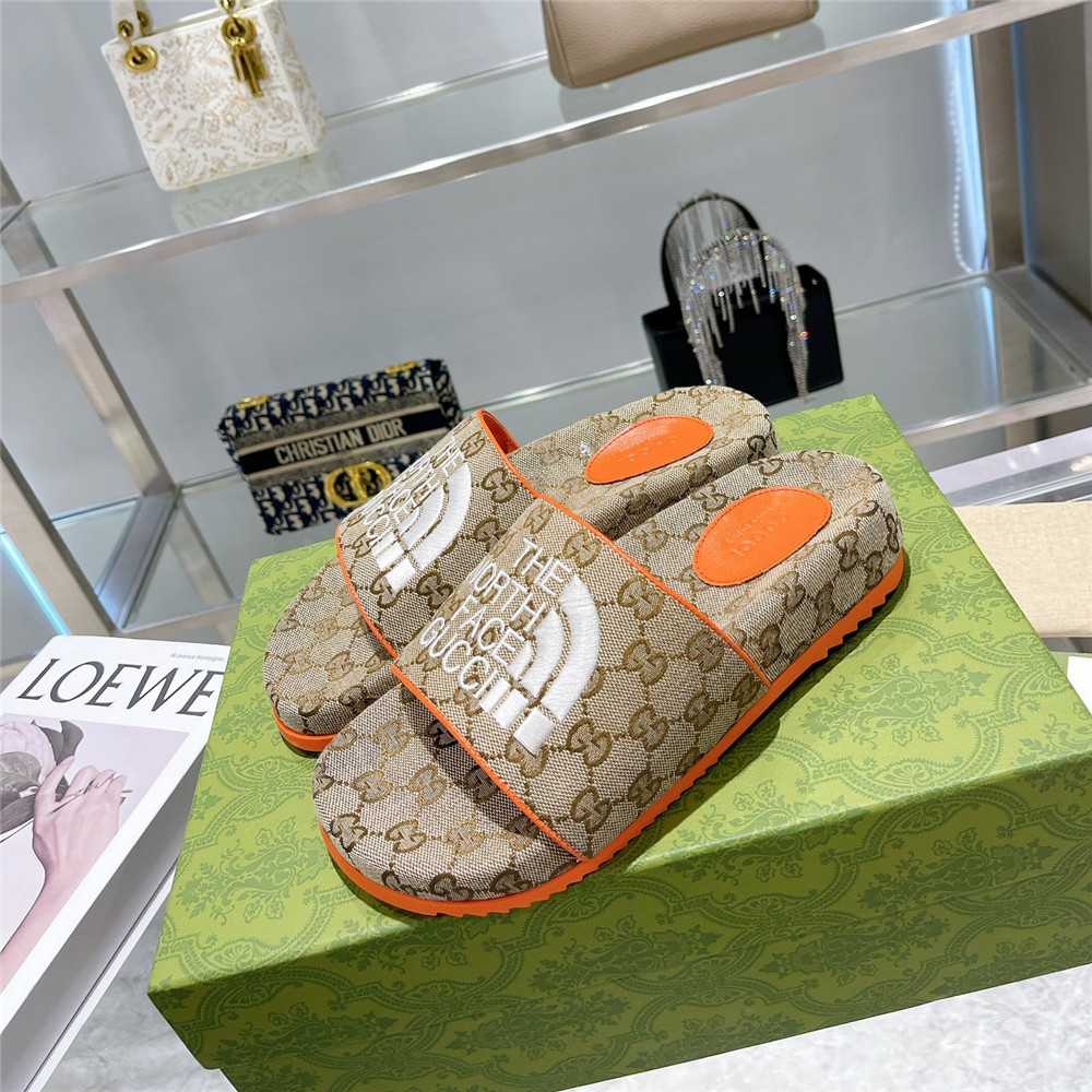 Gucci Men's The North Face x Gucci GG Slide - PerfectKickZ