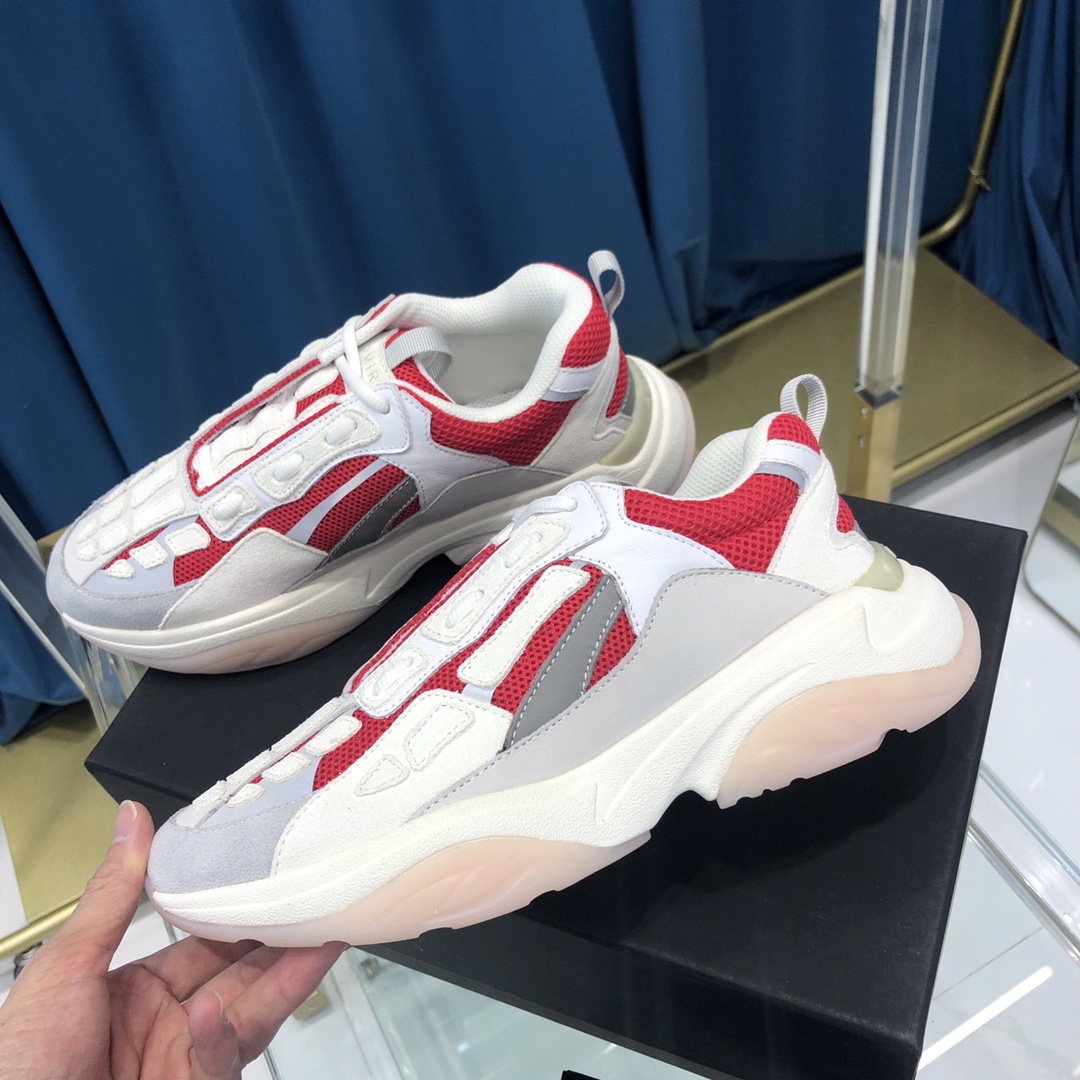 Amiri Bone Runner White & Red - PerfectKickZ