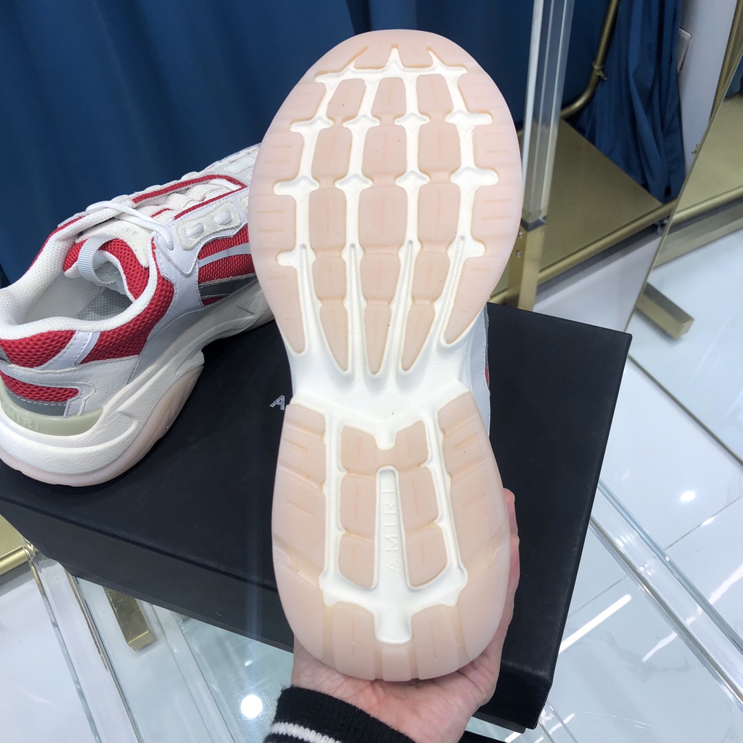 Amiri Bone Runner White & Red - PerfectKickZ