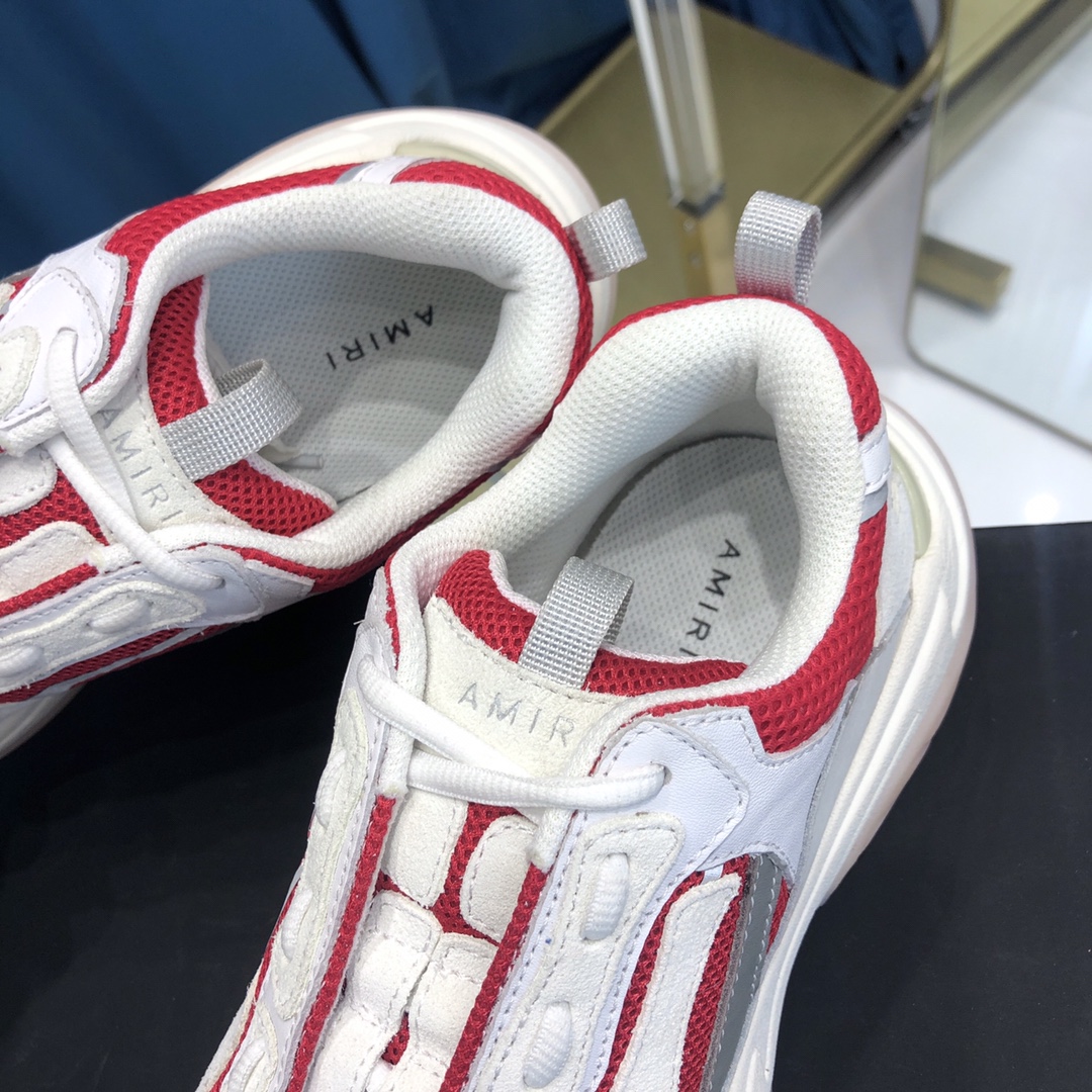 Amiri Bone Runner White & Red - PerfectKickZ