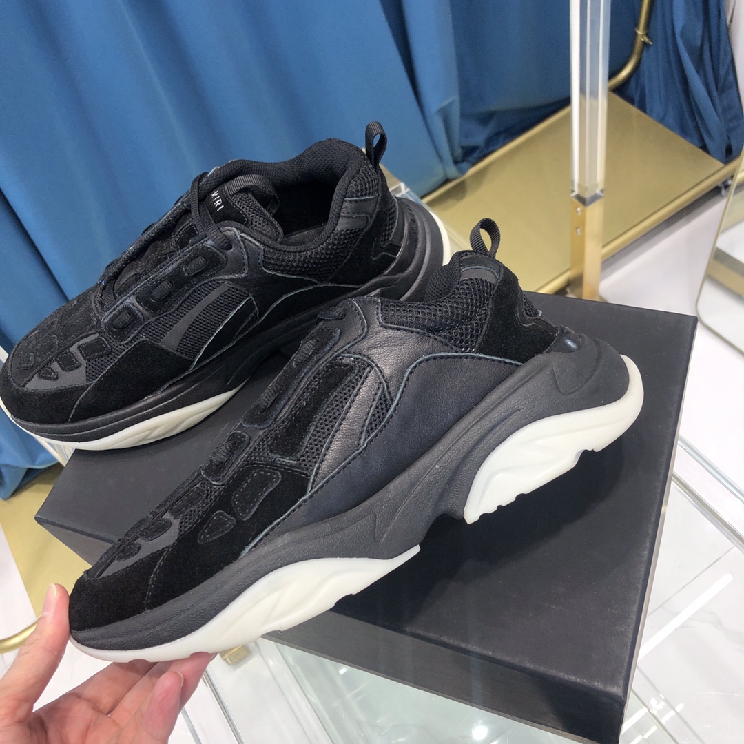 Amiri Bone Runner All Black - PerfectKickZ