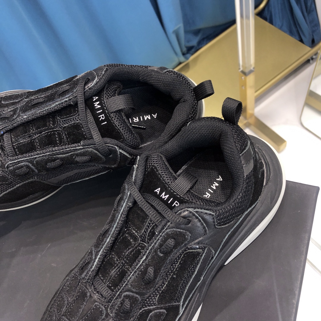 Amiri Bone Runner All Black - PerfectKickZ