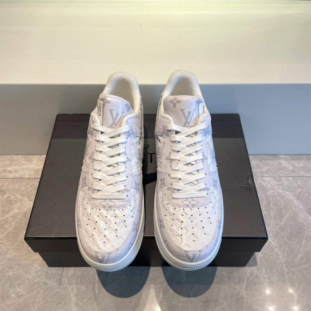 Louis Vuitton X Nike Air Force 1 Sneaker In Beige - PerfectKickZ