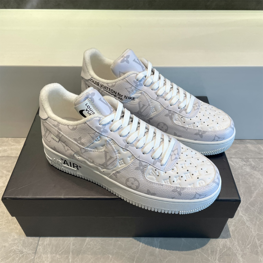 Louis Vuitton X Nike Air Force 1 Sneaker In Beige - PerfectKickZ