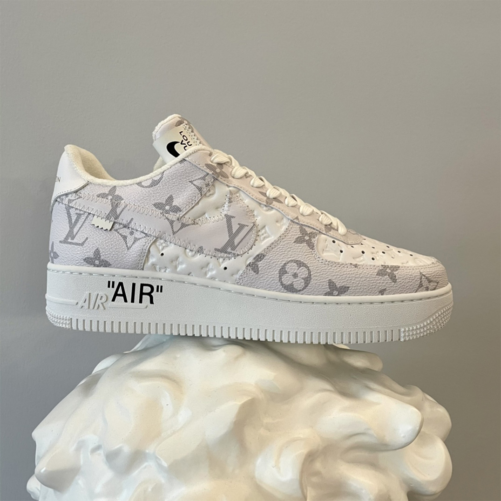 Louis Vuitton X Nike Air Force 1 Sneaker In Beige - PerfectKickZ