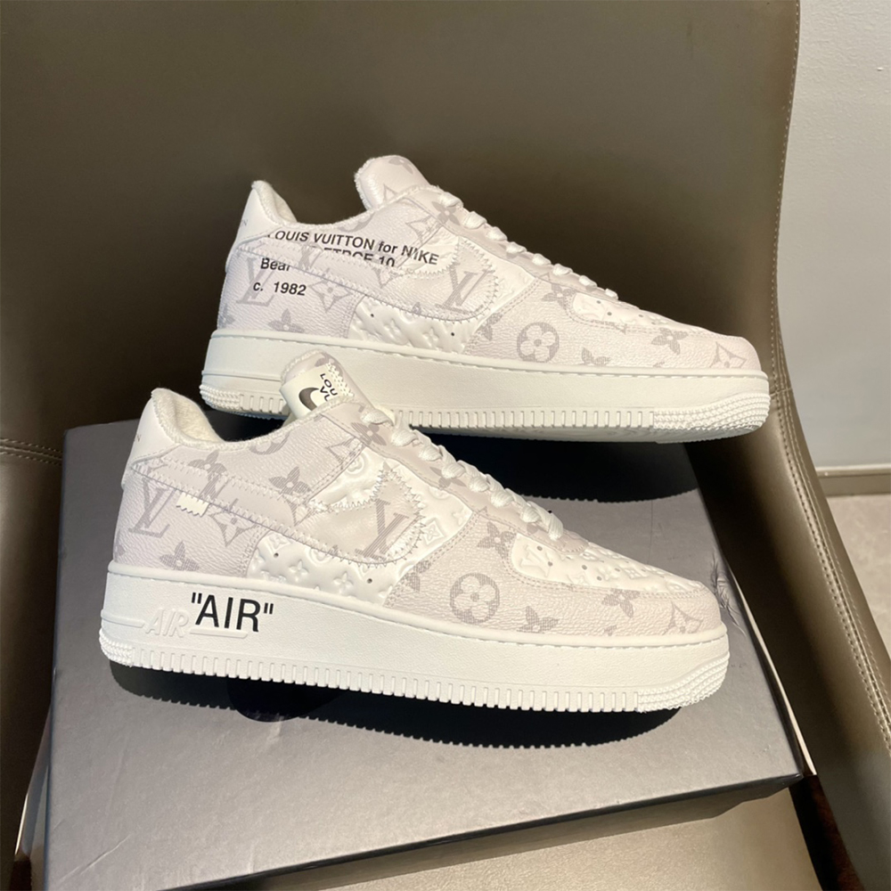 Louis Vuitton X Nike Air Force 1 Sneaker In Beige - 