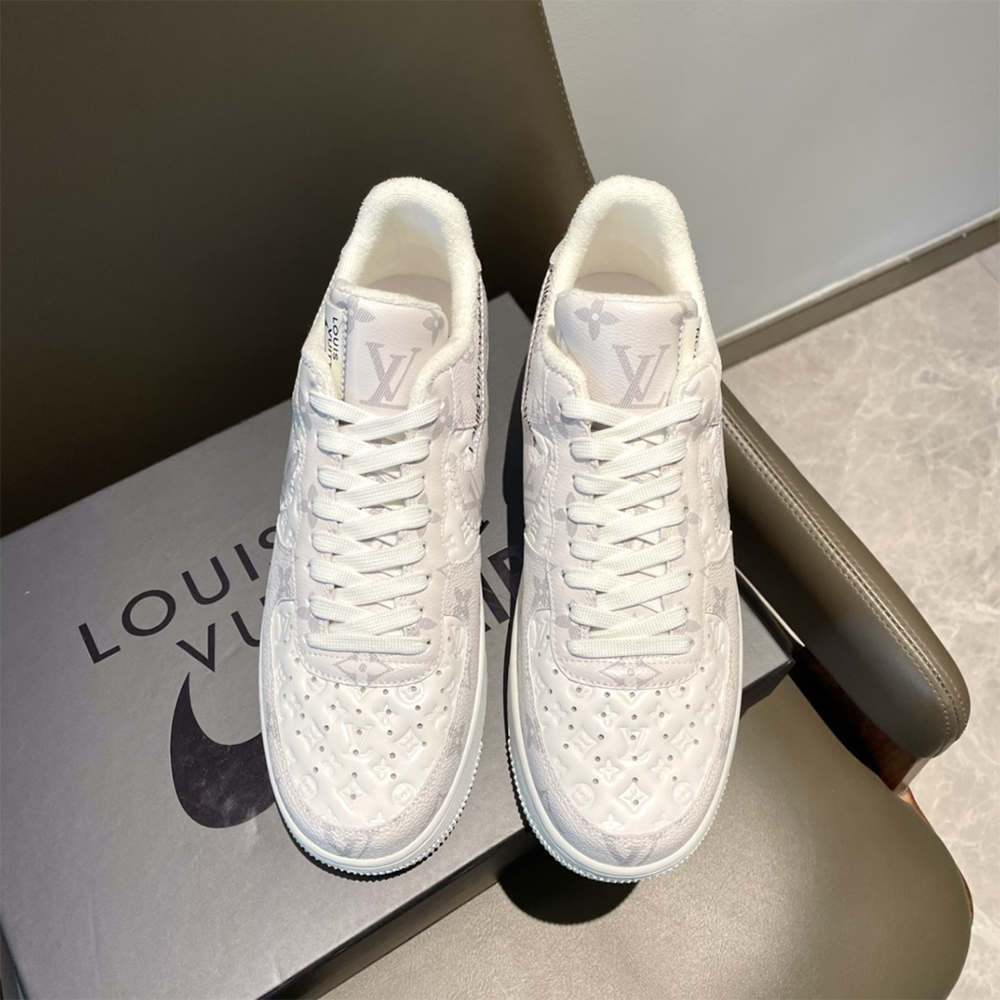 Louis Vuitton X Nike Air Force 1 Sneaker In Beige - 
