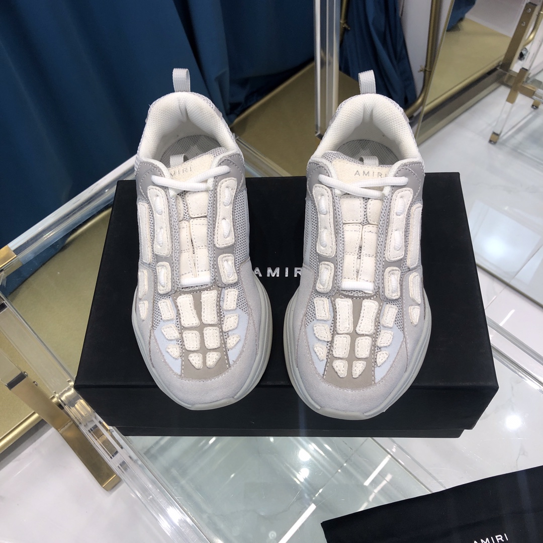 Amiri Bone Runner White & Silver - 