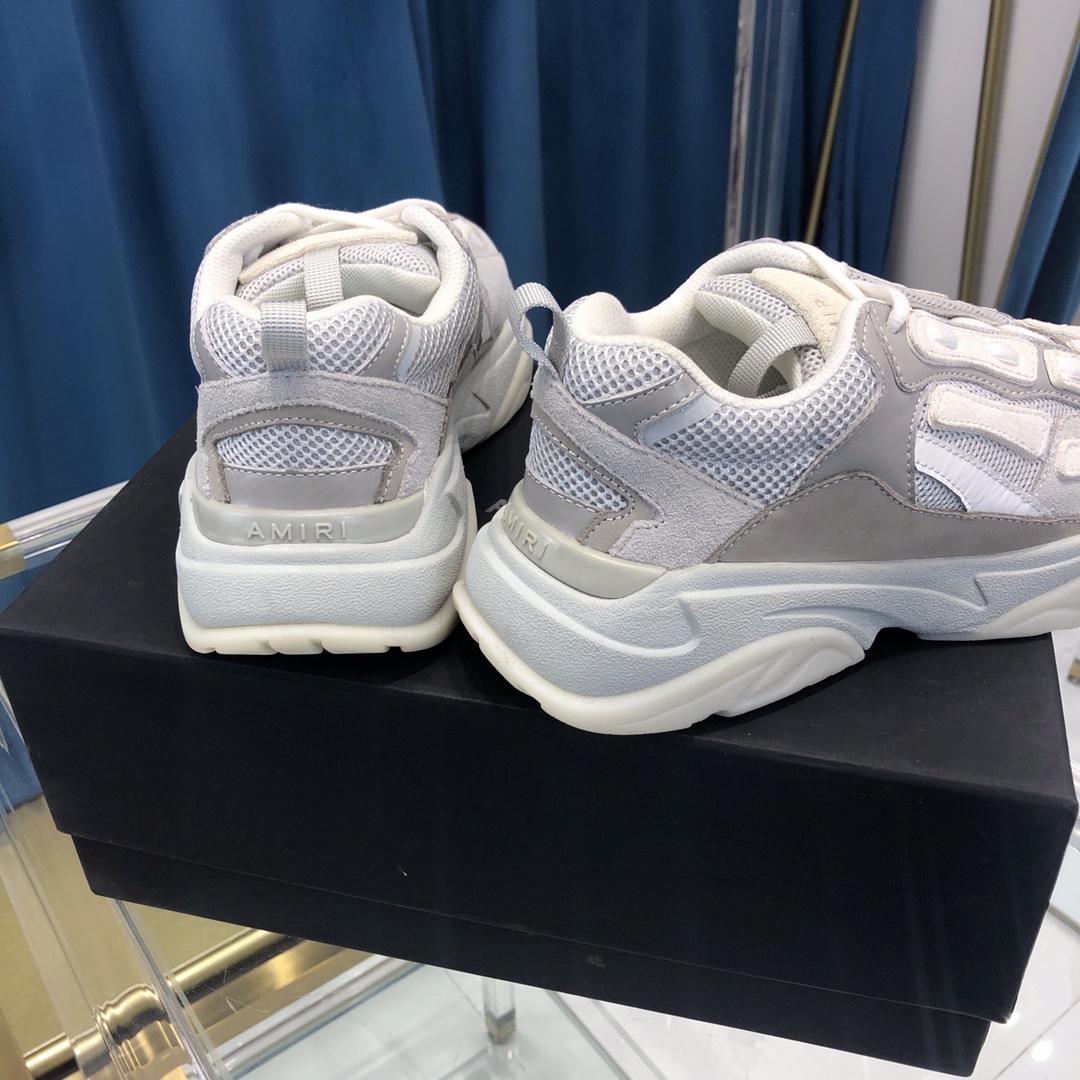Amiri Bone Runner White & Silver - PerfectKickZ